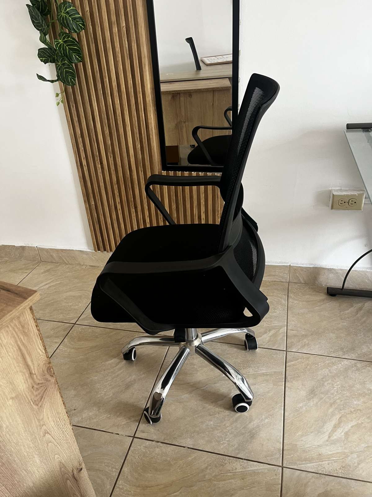 Silla escritorio negra
